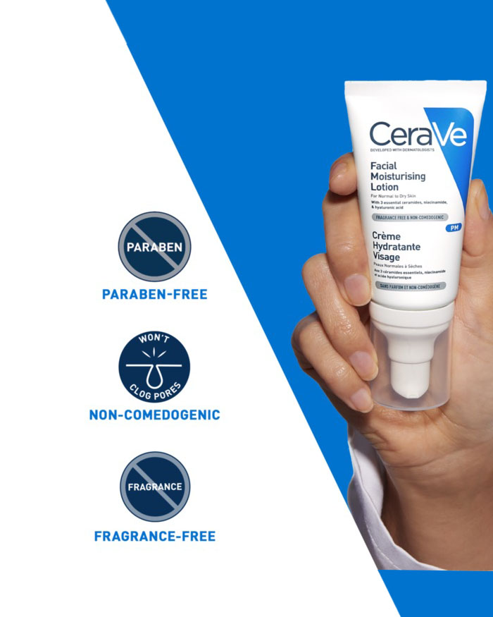PM Facial Moisturizing Lotion | Moisturizers | CeraVe