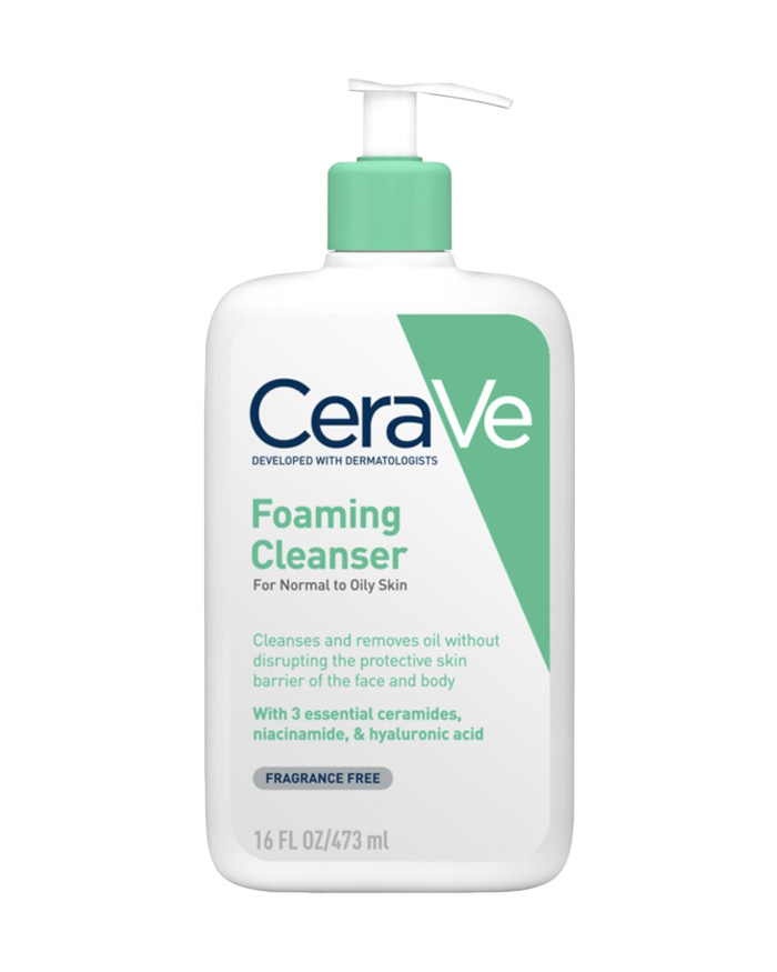 Foaming Gel Cleanser for Normal-to-Oily Skin | CeraVe